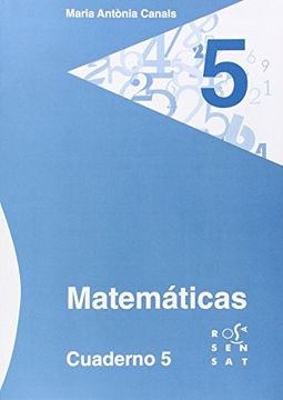 portada Matemáticas. Cuaderno 5 (Los cuadernos de Maria Antònia Canals) (in Spanish)