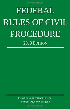 portada Federal Rules of Civil Procedure; 2019 Edition: With Statutory Supplement (en Inglés)