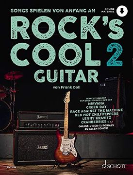 portada Rock's Cool Guitar: Songs Spielen von Anfang an. Band 2. Gitarre. Ausgabe mit Online-Audiodatei.