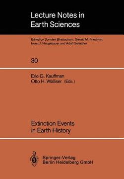 portada extinction events in earth history: proceedings of the project 216: global biological events in earth history (en Inglés)