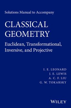 portada Solutions Manual To Accompany Classical Geometry: Euclidean, Transformational, Inversive, And Projective