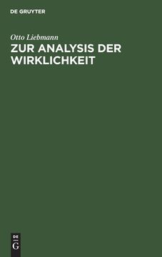 portada Zur Analysis der Wirklichkeit (German Edition) [Hardcover ] (en Alemán)