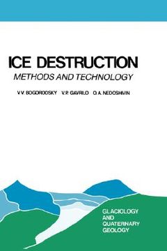 portada ice destruction: methods and technology (en Inglés)