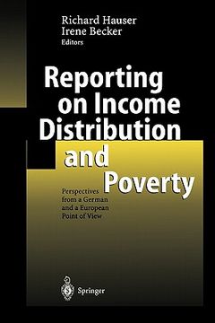 portada reporting on income distribution and poverty: perspectives from a german and a european point of view (en Inglés)