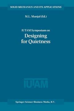 portada iutam symposium on designing for quietness
