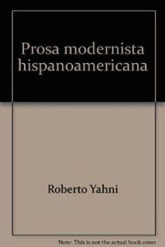 portada Prosa Modernista Hispanoamericana