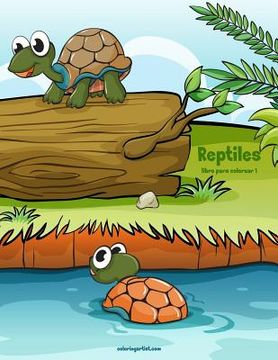 portada Reptiles libro para colorear 1