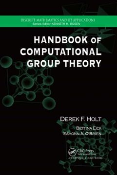 portada Handbook of Computational Group Theory (Discrete Mathematics and its Applications) (en Inglés)