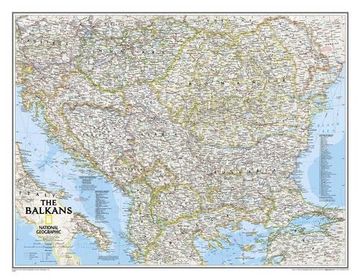 portada The Balkans Classic [Laminated] (National Geographic Reference Map)