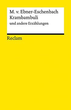 portada Krambambuli und Andere Erzählungen (in German)
