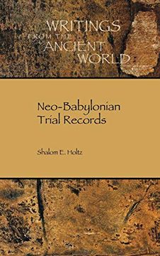 portada Neo-Babylonian Trial Records (Writings From the Ancient World) (en Inglés)