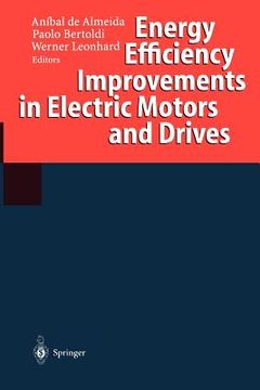 portada energy efficiency improvements in electric motors and drives (en Inglés)
