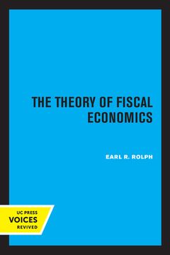 portada The Theory of Fiscal Economics (en Inglés)