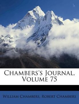 portada chambers's journal, volume 75 (en Inglés)