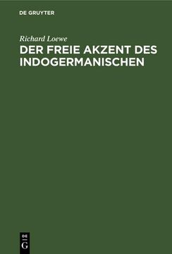 portada Der Freie Akzent des Indogermanischen (en Alemán)