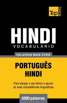 portada Vocabulário Português-Hindi - 5000 palavras mais úteis (en Portugués)