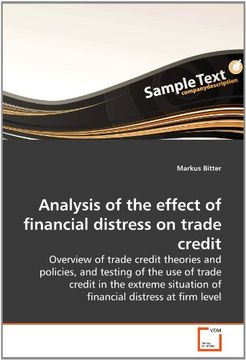 portada analysis of the effect of financial distress on trade credit (en Inglés)