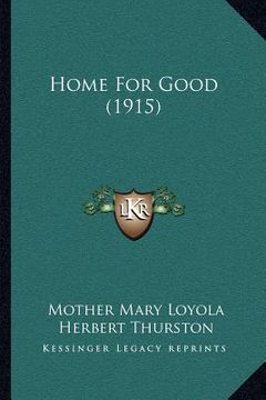 portada home for good (1915)