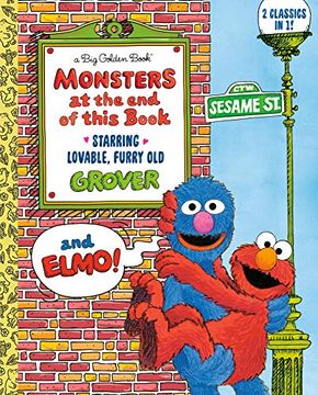 portada Monsters at the end of This Book (Sesame Street) (Sesame Street: Big Golden Books) (en Inglés)