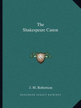 portada the shakespeare canon