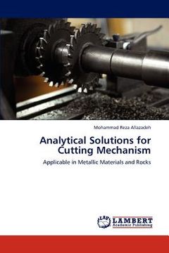 portada analytical solutions for cutting mechanism (en Inglés)