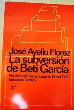 portada La Subversión de Beti García (Primera Edición)
