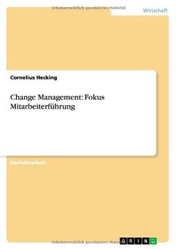 portada Change Management: Fokus Mitarbeiterführung