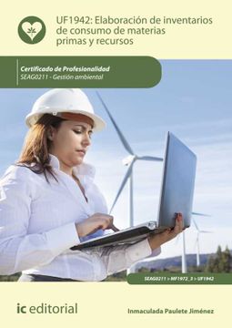 portada Elaboración de Inventarios de Consumo de Materias Primas y Recursos. Seag0211 - Gestión Ambiental (in Spanish)