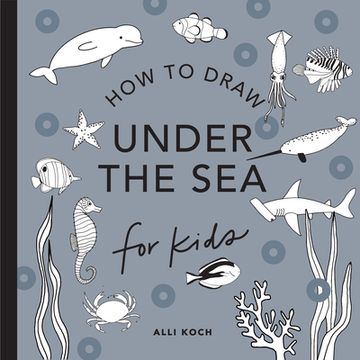 portada Under the Sea: How to Draw Books for Kids With Dolphins, Mermaids, and Ocean Animals (Mini) (Stocking Stuffers)