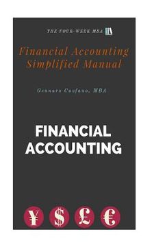 portada Financial Accounting Simplified Manual: Portable Accounting Guide for the Non-Professional (in English)