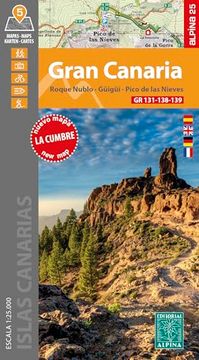 portada Gran Canaria: Roque Nublo. Guigui. Pico de las Nieves (en Inglés)
