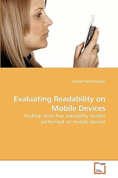 portada evaluating readability on mobile devices (en Inglés)