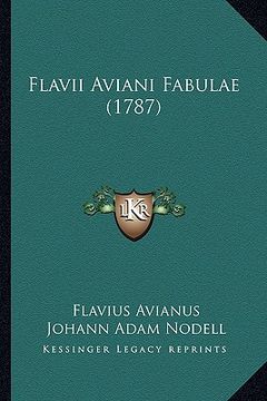 portada Flavii Aviani Fabulae (1787) (en Latin)