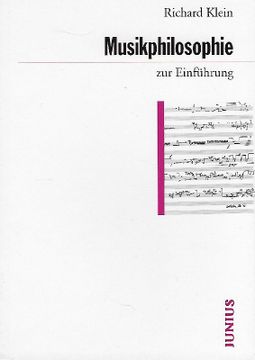 portada Musikphilosophie zur Einführung (en Alemán)