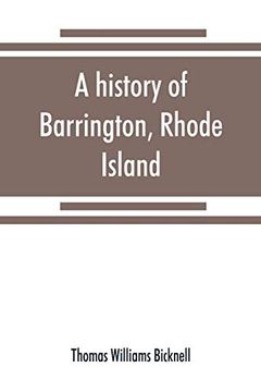 portada A History of Barrington; Rhode Island 