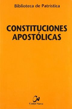 portada Constituciones apostólicas (Biblioteca de Patrística) (in Spanish)