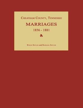 portada cheatham county, tennessee, marriages 1856-1881 (in English)