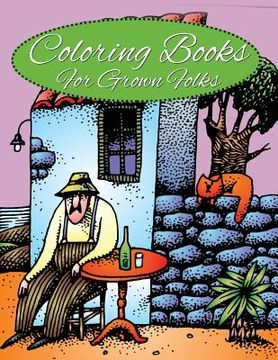 portada Coloring Books for Grown Folks (en Inglés)