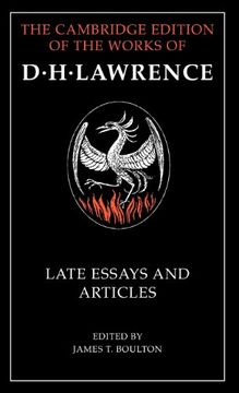 portada D. H. Lawrence: Late Essays and Articles Hardback (The Cambridge Edition of the Works of d. H. Lawrence) 