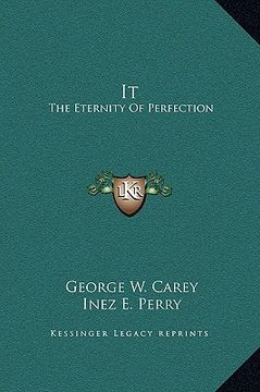 portada it: the eternity of perfection