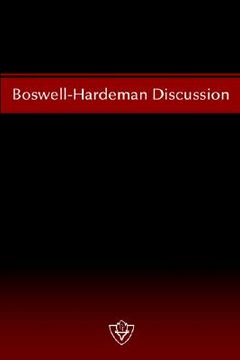portada boswell-hardeman discussion (en Inglés)
