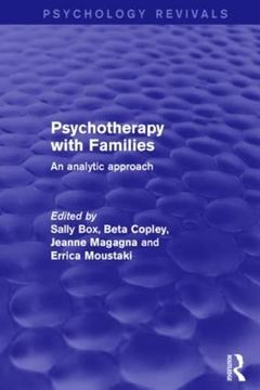 portada Psychotherapy With Families: An Analytic Approach (Psychology Revivals)