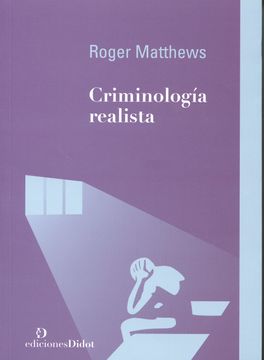 portada Criminologia Realista (in Spanish)