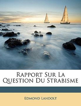 portada Rapport Sur La Question Du Strabisme (en Francés)