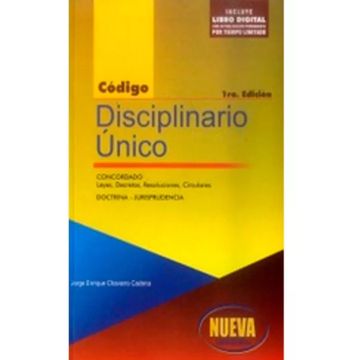 portada CÓDIGO DISCIPLINARIO ÚNICO