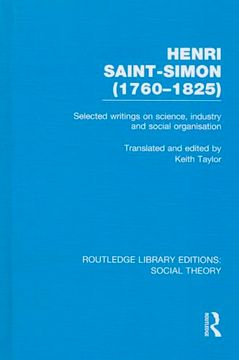 portada Henri Saint-Simon (1760-1825): Selected Writings on Science, Industry and Social Organisation (in English)