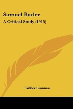 portada samuel butler: a critical study (1915) (en Inglés)