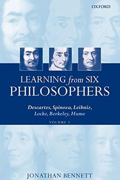 portada Learning From six Philosophers: Descartes, Spinoza, Leibniz, Locke, Berkeley, Hume, Vol. 1 (in English)