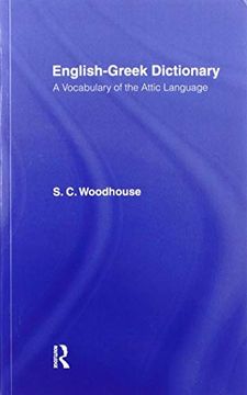 portada English-Greek Dictionary: A Vocabulary of the Attic Language (en Inglés)