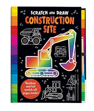 portada Scratch and Draw Construction Site 
